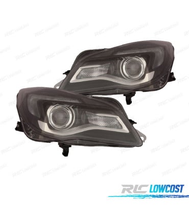 FAROS PARA OPEL INSIGNIA 13-16 FONDO NEGRO