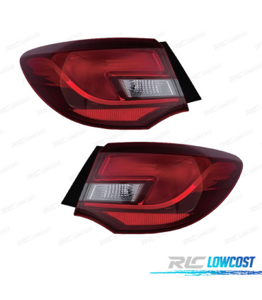 PILOTOS OPEL ASTRA J SEDÁN 12- BLANCO ROJO