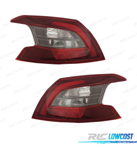 PILOTOS PEUGEOT 308 II RESTYLING 17-21 LED ROJO FUMADO