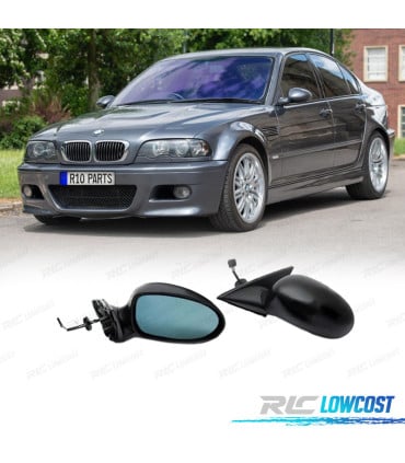 ESPEJOS RETROVISORES ELECTRICOS BMW E46 BERLINA SEDAN TOURING ABATIBLES CALEFACTABLES LOOK M3