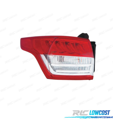 PILOTO IZQ PARA FORD KUGA II 13-17 LED BLANCO ROJO