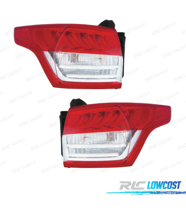 PILOTOS PARA FORD KUGA II 13-17 LED BLANCO ROJO