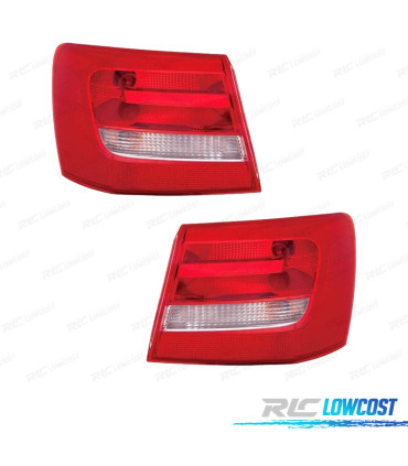 PILOTOS PARA AUDI A6 AVANT 11-13 BLANCO ROJO