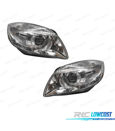 FAROS CON REGULACIÓN ELÉCTRICA PARA SKODA FABIA 07-09 Y ROOMSTER