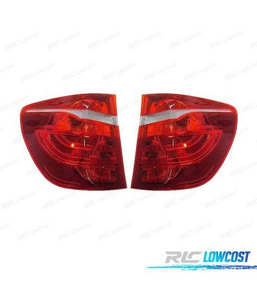 PILOTOS PARA BMW X3 F25 11-13 BLANCO ROJO