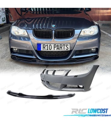 PARAGOLPES CON SPOILER DELANTERO BMW E90 E91 05-08 LOOK M SRA