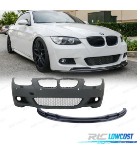 PARAGOLPES DELANTERO + LIP FRONTAL BMW E92 E93 06-09 PACK M PDC SRA
