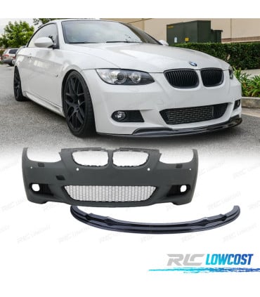 PARAGOLPES DELANTERO + LIP FRONTAL BMW E92 E93 06-09 PACK M PDC SRA