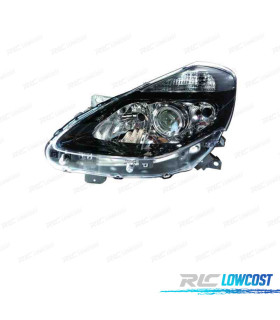 FARO IZQ PARA RENAULT CLIO III COLLECTION 09-12 NEGRO