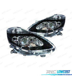 FAROS PARA RENAULT CLIO III COLLECTION 09-12 NEGRO