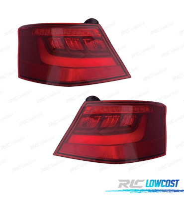 PILOTOS AUDI A3 3P 12-16 LED ROJO