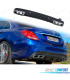 DIFUSOR MERCEDES CLASE C W205 SEDÁN 14-18 LOOK AMG C63 NEGRO MATE + COLAS ESCAPE