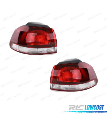 PILOTOS EXTERIORES PARA VOLKSWAGEN VW GOLF VI 3 5P 08-10 LOOK GTI AHUMADO