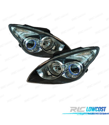 FAROS PARA HYUNDAI I30 07-12 FONDO NEGRO