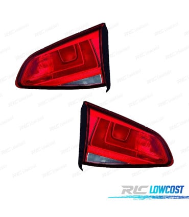 PILOTOS PARA VOLKSWAGEN VW GOLF VII 3 5P 12-17 BLANCO ROJO