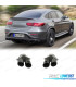 COLAS DE ESCAPE MERCEDES GLC C253 X253 15-18 LOOK AMG GLC43 NEGRO