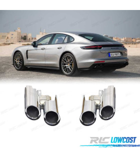 COLAS ESCAPE PORSCHE PANAMERA 17- LOOK GTS CROMO