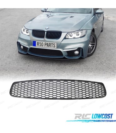 REJILLA INFERIOR CENTRAL BMW E90 E92 F30 F32 E60 03-18 PARAGOLPES LOOK M4 NEGRO