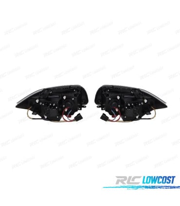 FAROS BMW E81 E87 E82 E88 OJOS ANGEL FONDO NEGRO