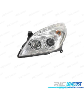 FARO IZQ PARA OPEL VECTRA C 05-08 FONDO CROMO
