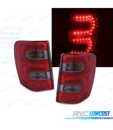 PILOTOS JEEP GRAND CHEROKEE 99-05 LED ROJO AHUMADO