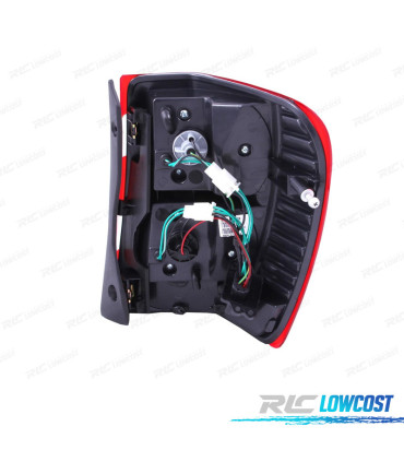 PILOTOS JEEP GRAND CHEROKEE 99-05 LED ROJO AHUMADO