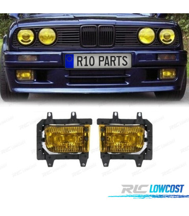 FAROS ANTINIEBLA BMW E30 AMARILLOS