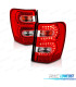 PILOTOS JEEP GRAND CHEROKEE 99-05 LED ROJO CLARO