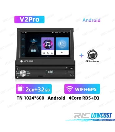 RADIO GPS ANDROID 1DIN TACTIL GPS