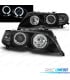 FAROS BMW E46 01-05 OJOS ANGEL FONDO NEGRO