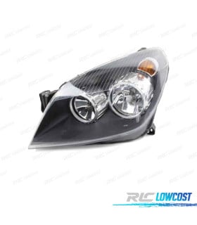 FARO IZQ PARA OPEL ASTRA H FONDO NEGRO 04-11