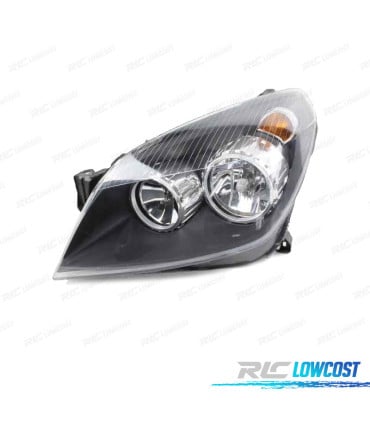 FARO IZQ PARA OPEL ASTRA H FONDO NEGRO 04-11