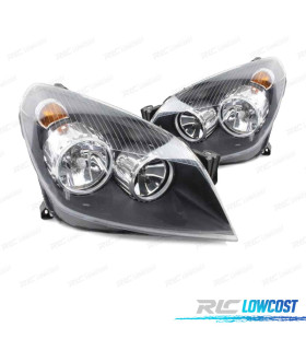 FAROS PARA OPEL ASTRA H FONDO NEGRO 04-11