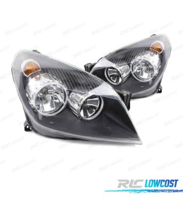 FAROS PARA OPEL ASTRA H FONDO NEGRO 04-11