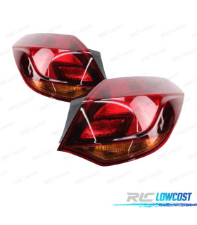 PILOTOS PARA OPEL ASTRA J 5P 10-12 ROJO AHUMADO