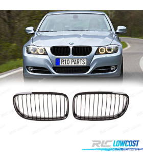 PARRILLA RIÑONES BMW E90 E91 LCI 08-12 NEGRO BRILLO LOOK M