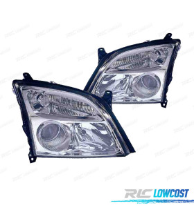 FAROS PARA OPEL VECTRA C 02-05 SIGNUM 03-05 FONDO CROMADO