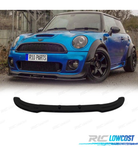 SPOILER DELANTERO MINI R55 R56 R57 JCW 06-14 NEGRO