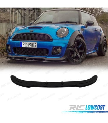 SPOILER DELANTERO MINI R55 R56 R57 JCW 06-14 NEGRO