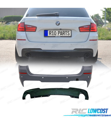 PARAGOLPES TRASERO BMW F11 TOURING LOOK M PDC DOBLE SALIDA