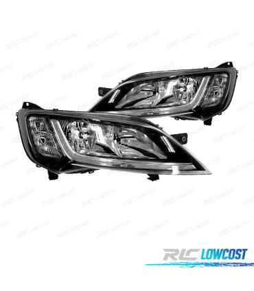 FAROS PEUGEOT BOXER 14- NEGRO