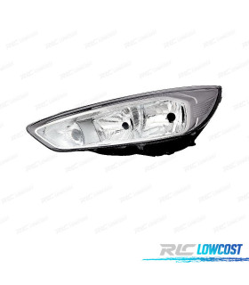 FARO IZQ FORD FOCUS 14-18 FONDO CROMO