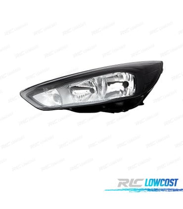 FARO IZQ PARA FORD FOCUS 14- FONDO NEGRO