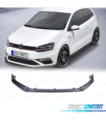 SPOILER LIP VOLKSWAGEN VW POLO 6C 14-17 CARBONO