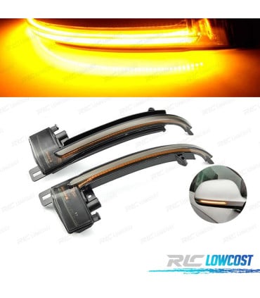 INTERMITENTES ESPEJO PARA AUDI A3 LED NEGRO AHUMADO