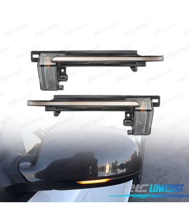 INTERMITENTES ESPEJO AUDI A4 LED NEGRO AHUMADO