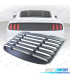 CUBRE CRISTAL FORD MUSTANG 15-19 LOOK GT TRASERO ABS NEGRO MATE