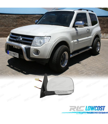 ESPEJO RETROVISOR IZQ ELECTRICO PARA MITSUBISHI PAJERO IV 07-12 10 PINES CROMADO
