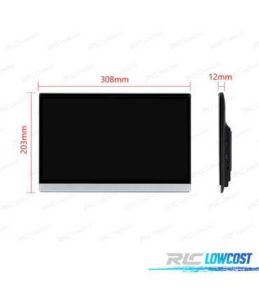 PANTALLA REPOSACABEZAS MULTIMEDIA DE 13,3 "