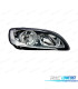 FARO DCH PARA VOLVO S60 V60 13- LUZ DIURNA LED FONDO NEGRO FIJ. DOBLE SIN PESTAÑA